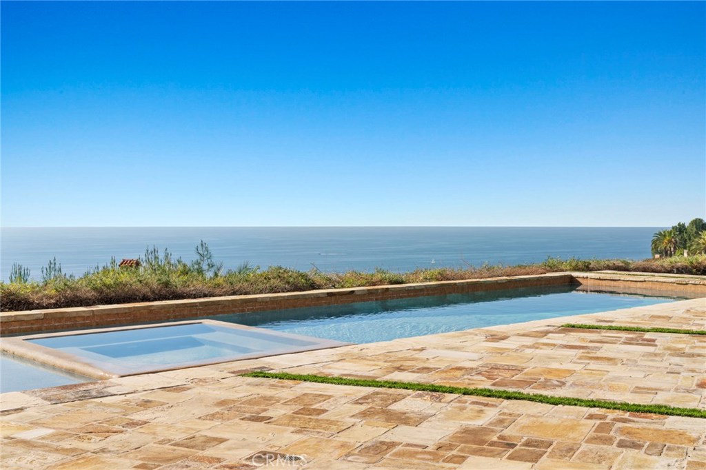 a view of an ocean and beach