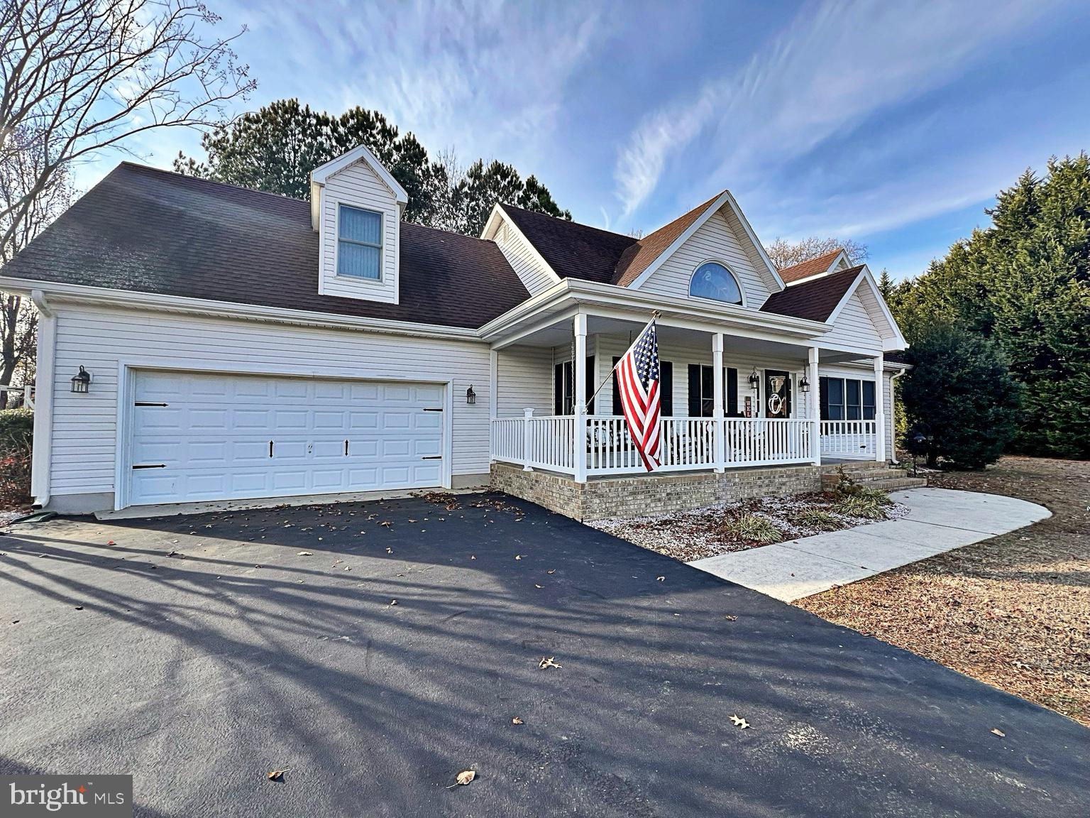 front view of a house with a view of a house