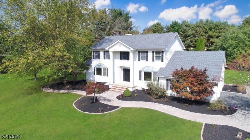 a aerial view of a house