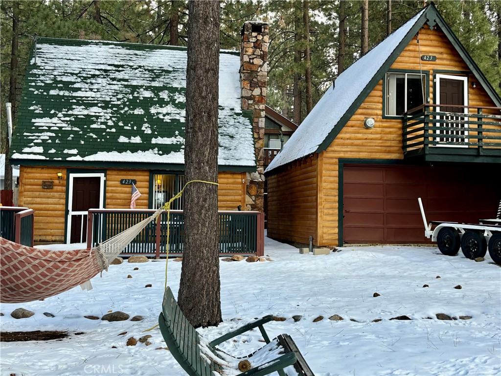 a view of a house with a patio