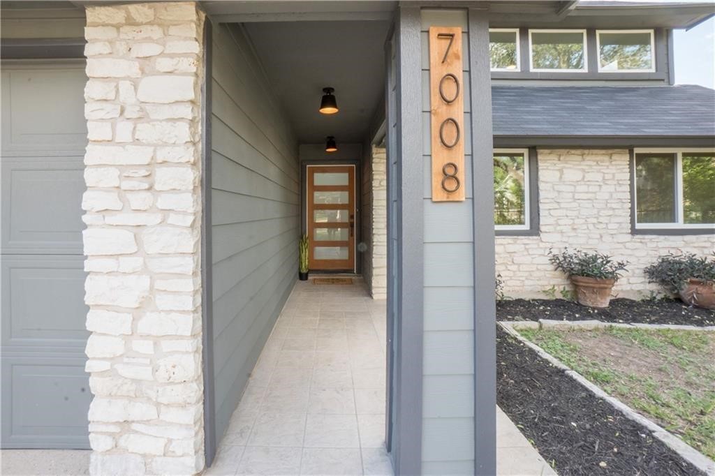 Entry to your new home. Custom modern door.