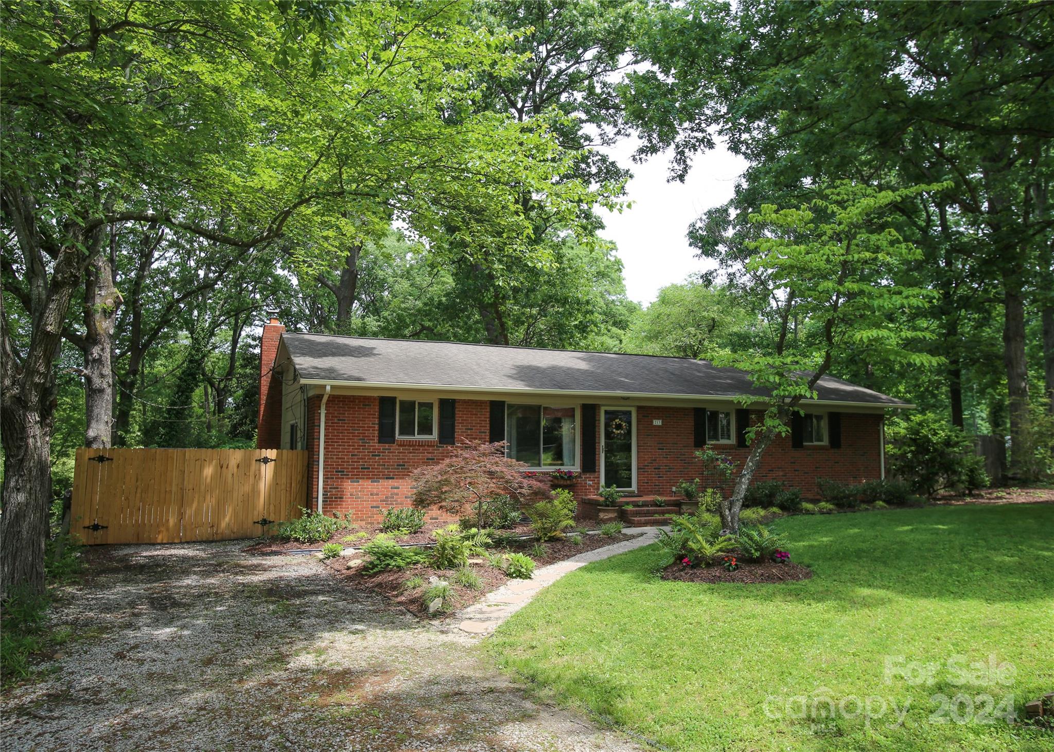 front view of house with a yard