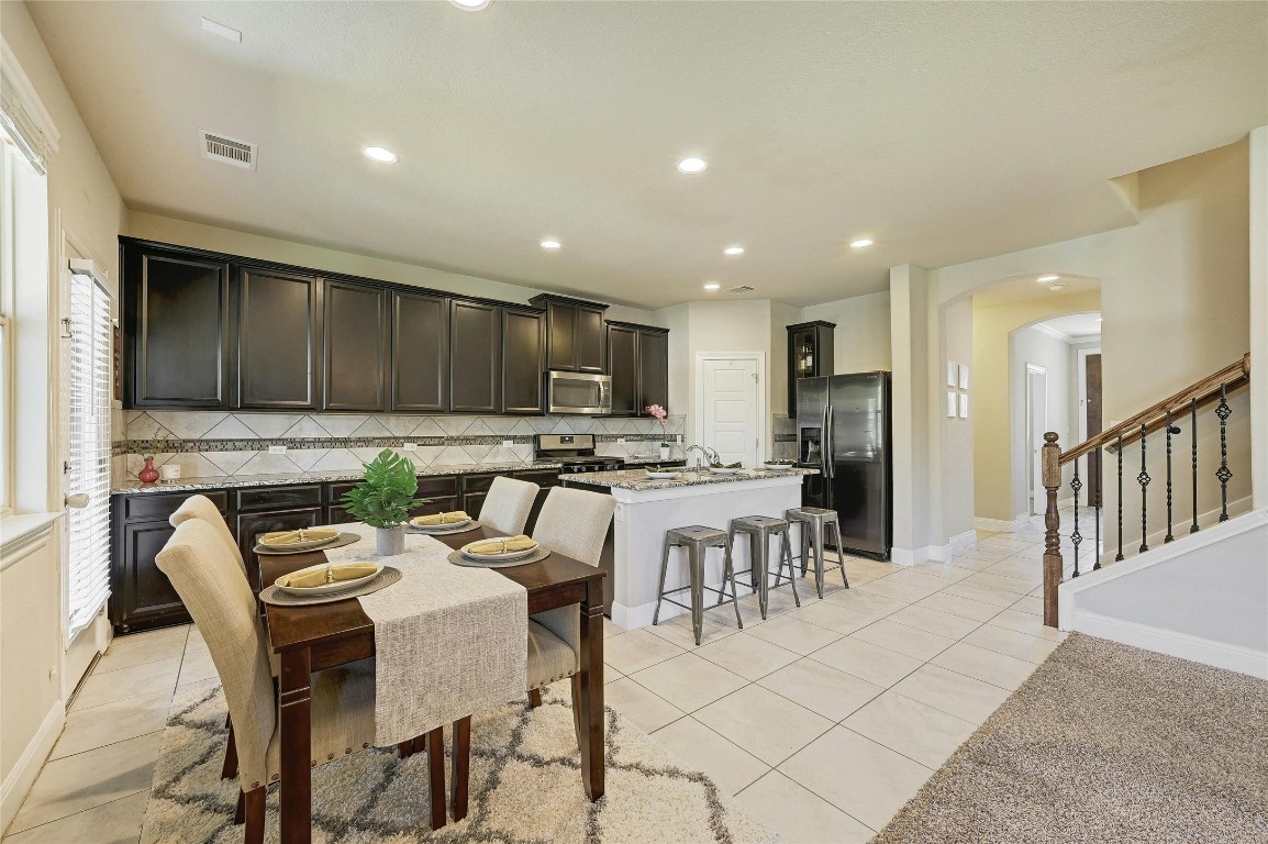 Breakfast/Dining area on main level