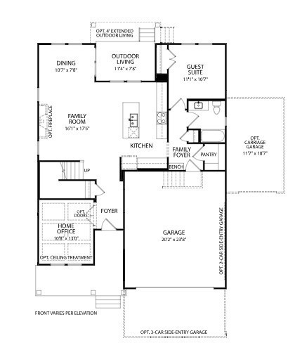 Main floor layout