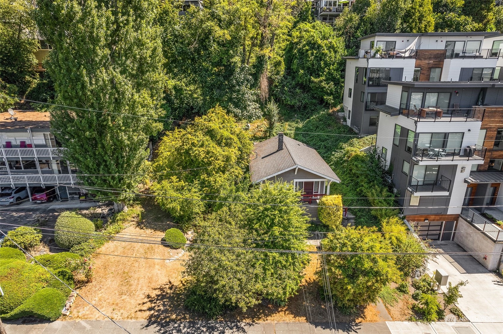 a view of a house with a patio