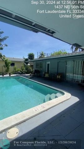 $1,250 | 1437 Northeast 56th Street, Unit 2 | Coral Ridge Isles