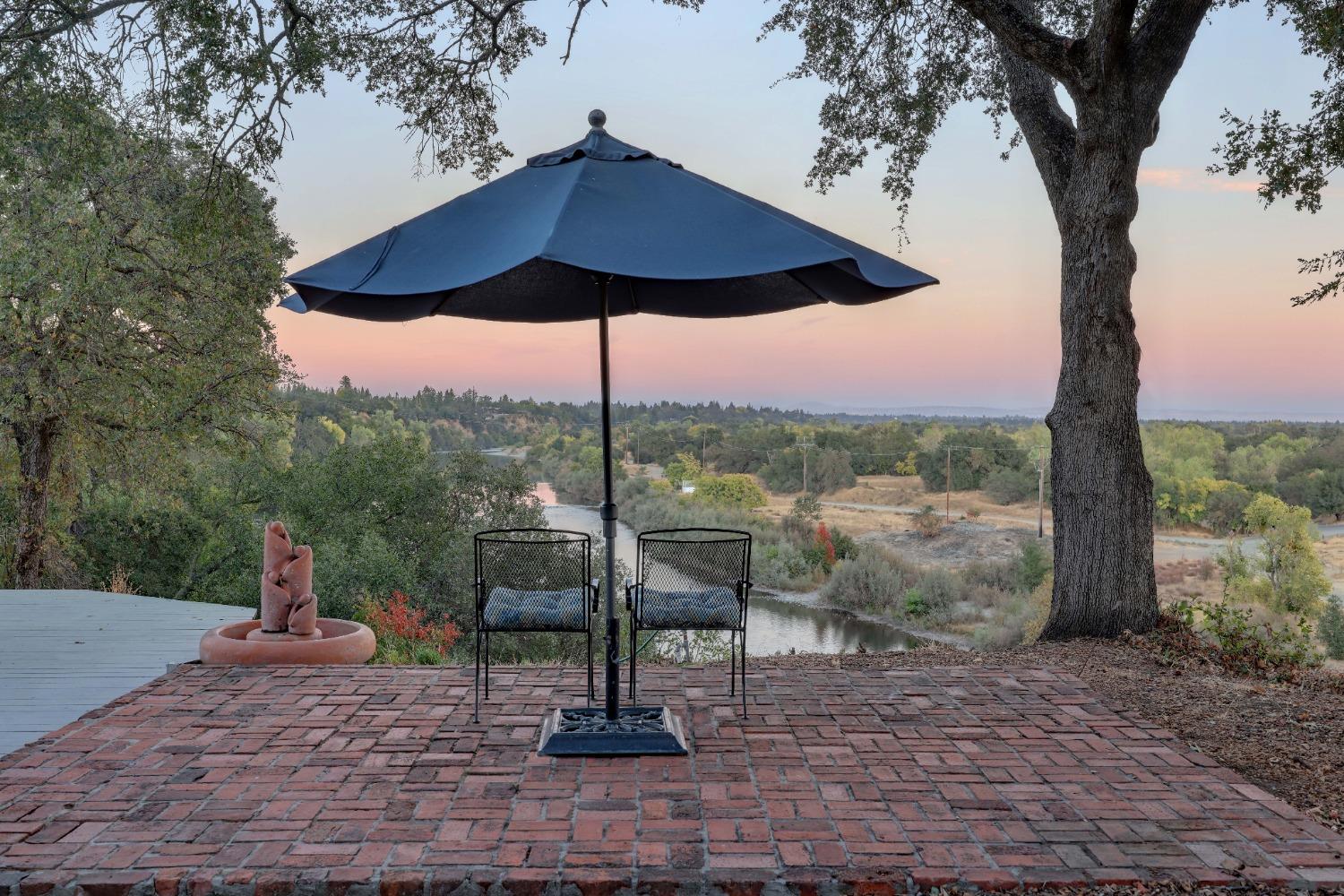 a view of a outdoor space with furniture