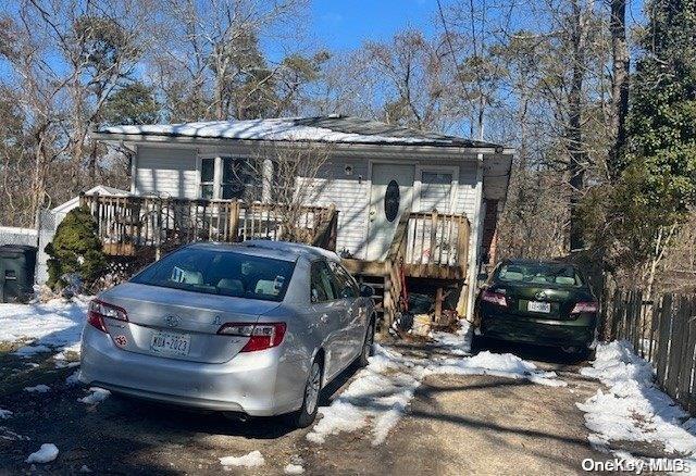 a view of a house with a fountain back yard