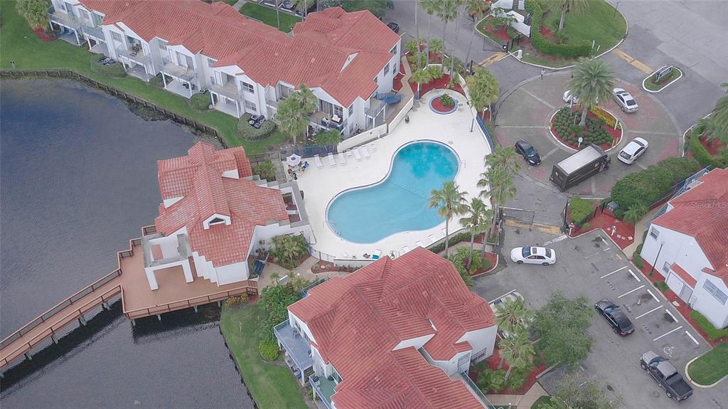 Entrance, Community Pool and Clubhouse