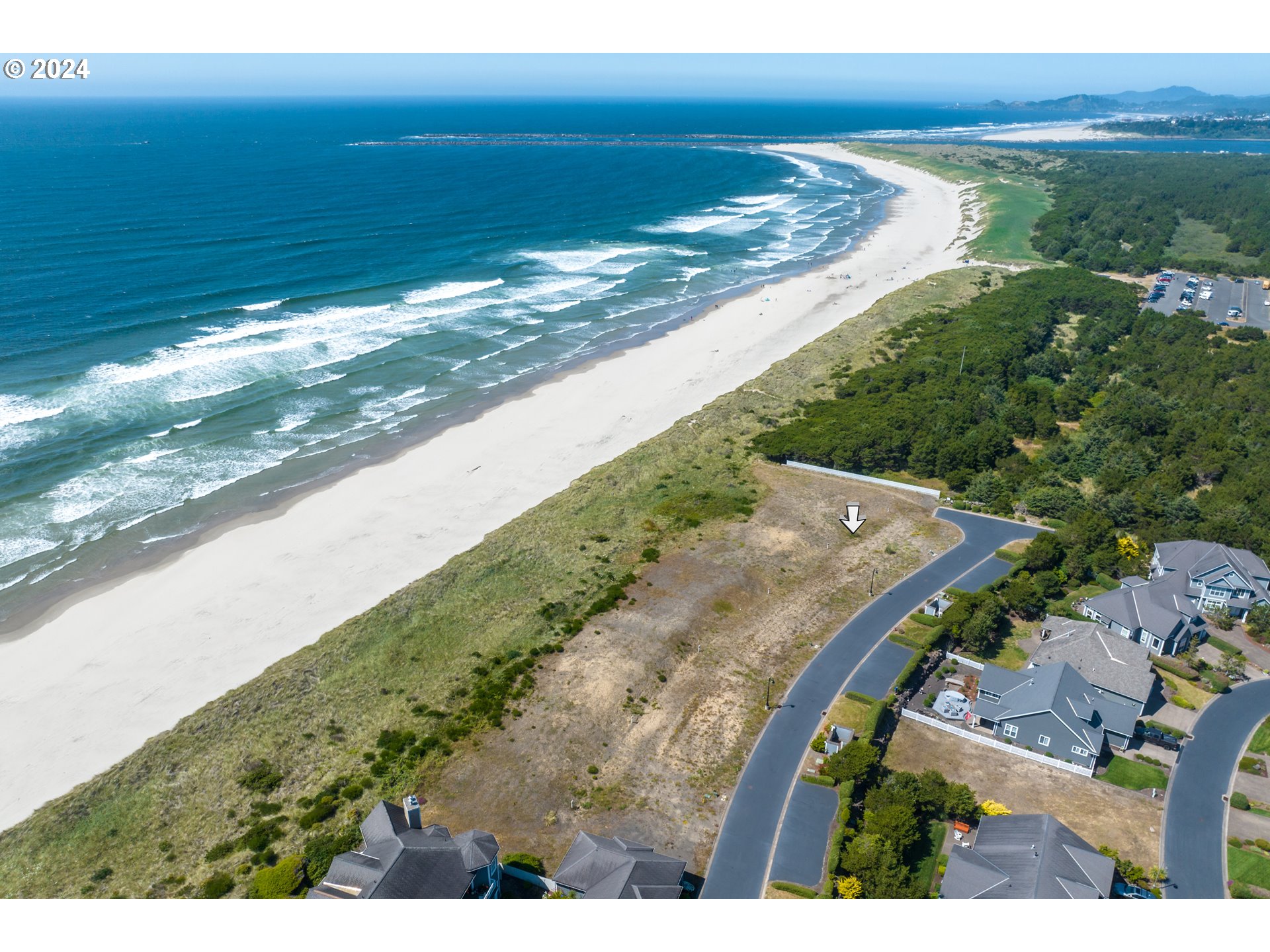 a view of beach and ocean