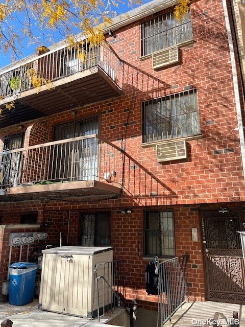 a view of a house with a balcony