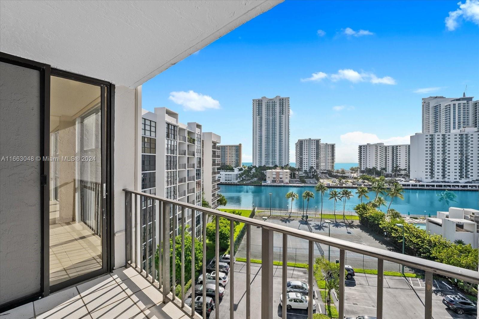 Panoramic Views & Relaxing Times at your balcony in Unit #824. Listed For Sale. 1000 Parkview Drive, #824, Hallandale Beach, FL 33009.