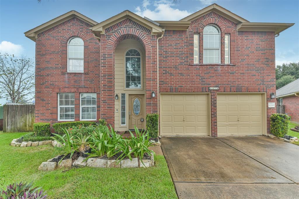 Beautiful two story home.  Brown brick exterior.