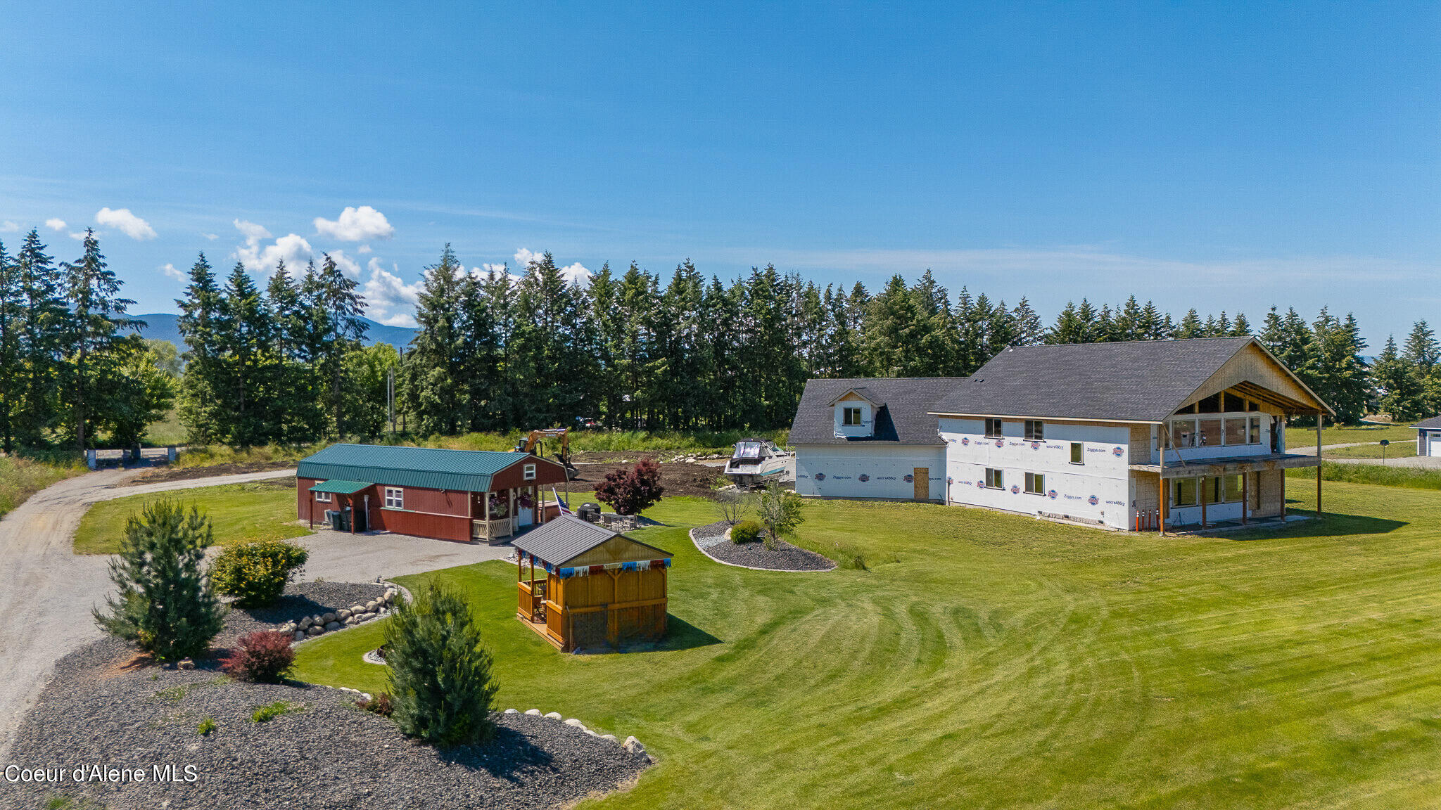 Aerial of property