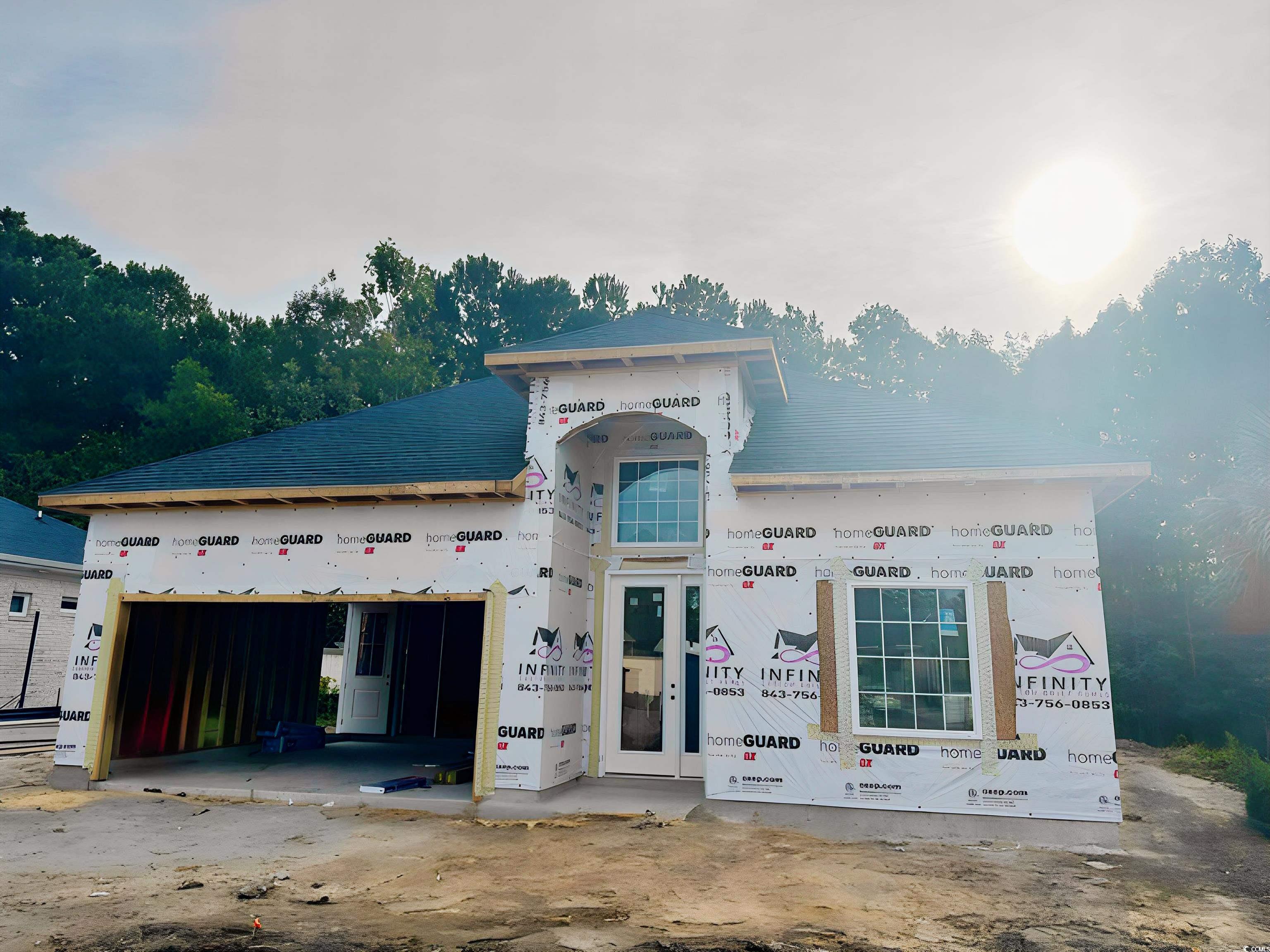 View of property under construction