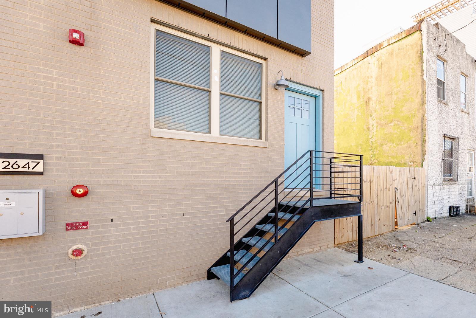 a view of an entryway with stairs