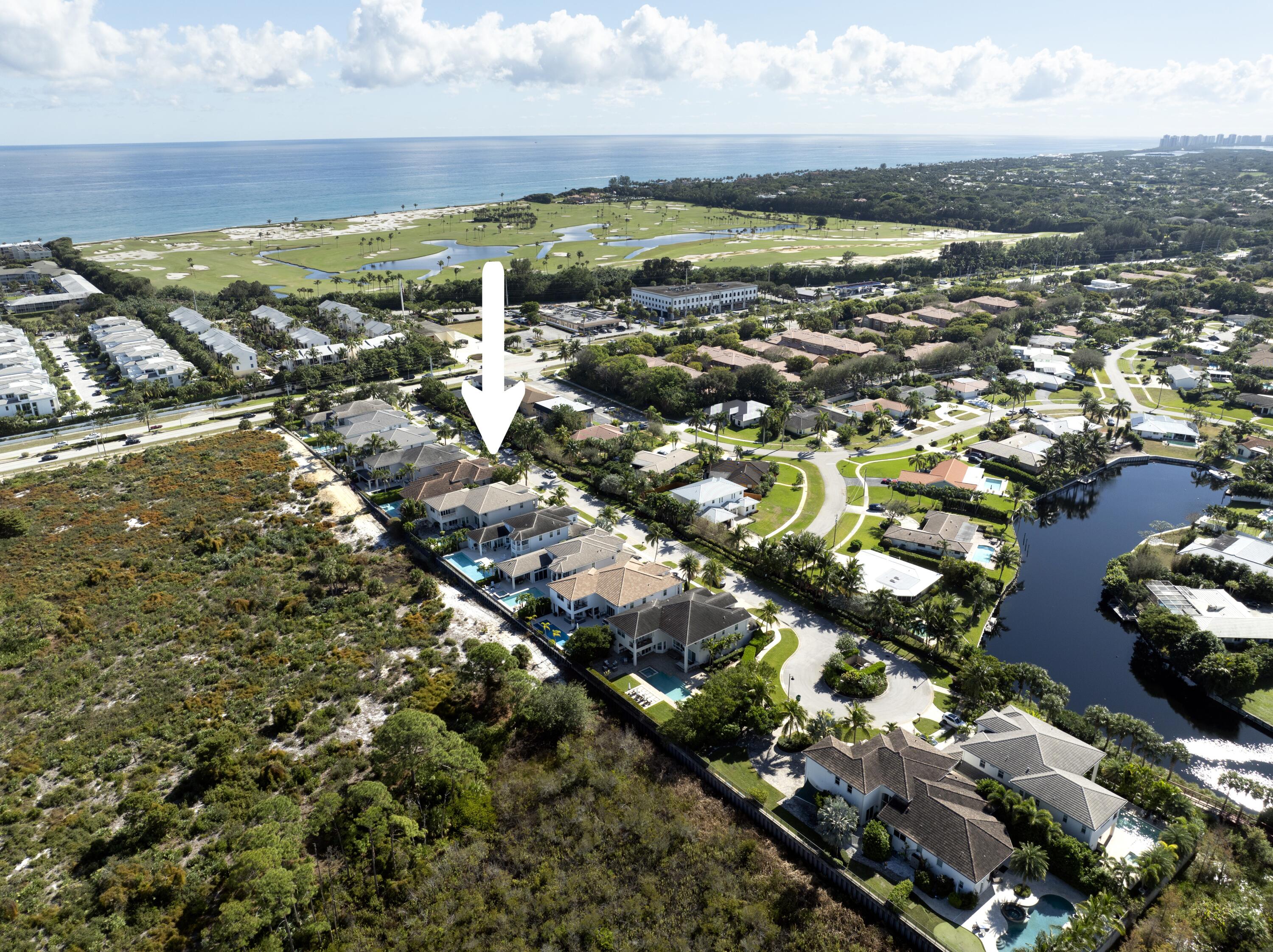 a view of city and ocean