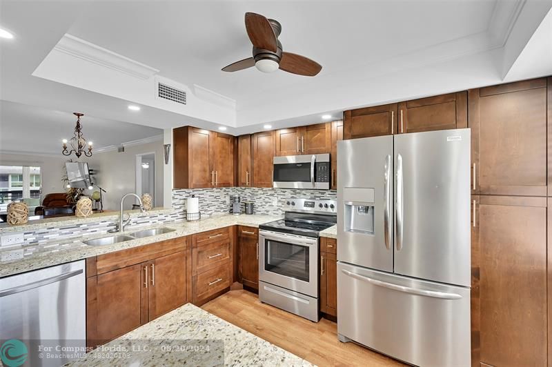 Beautifully remodeled kitchen with large pantry!