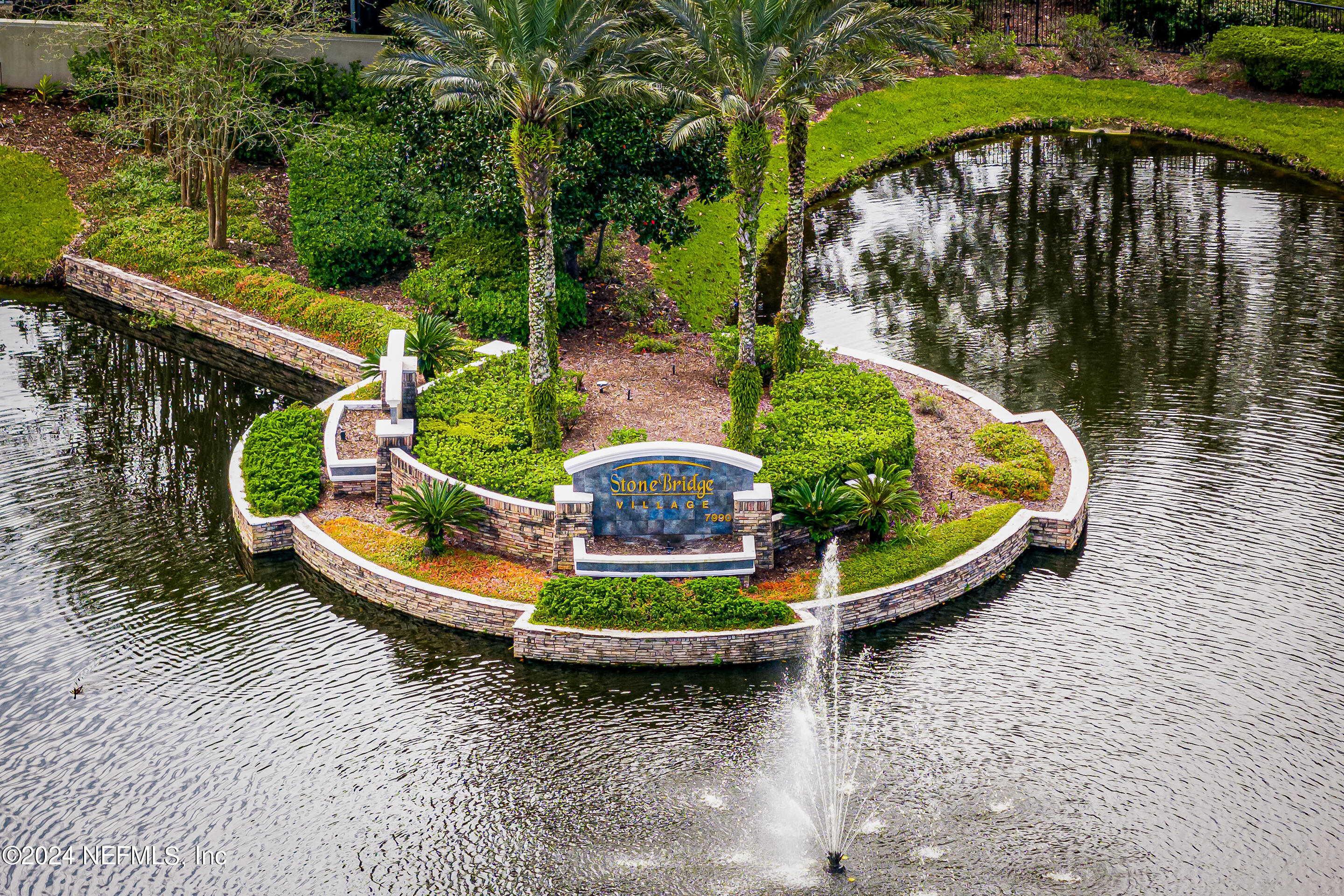 a view of a swimming pool with a back yard