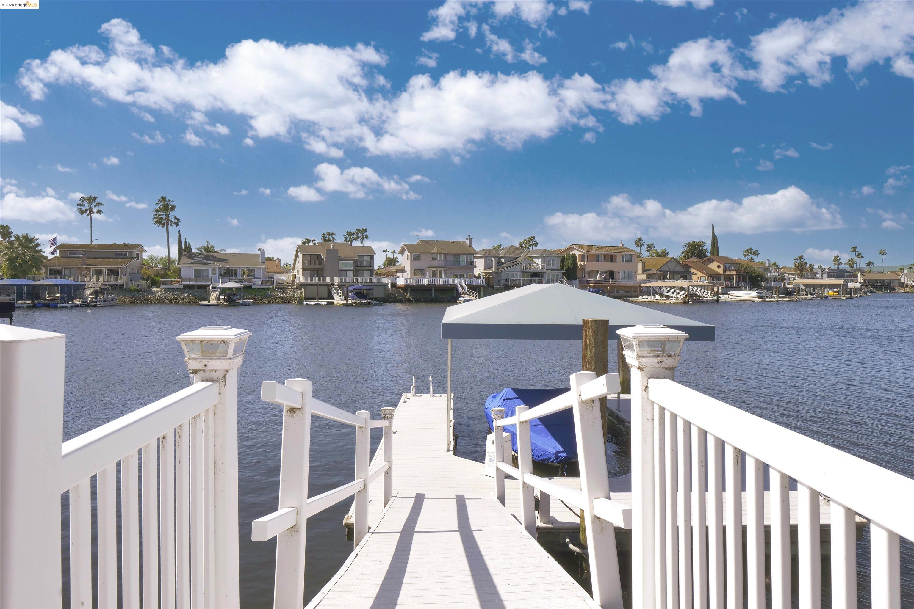 a view of a balcony with city view