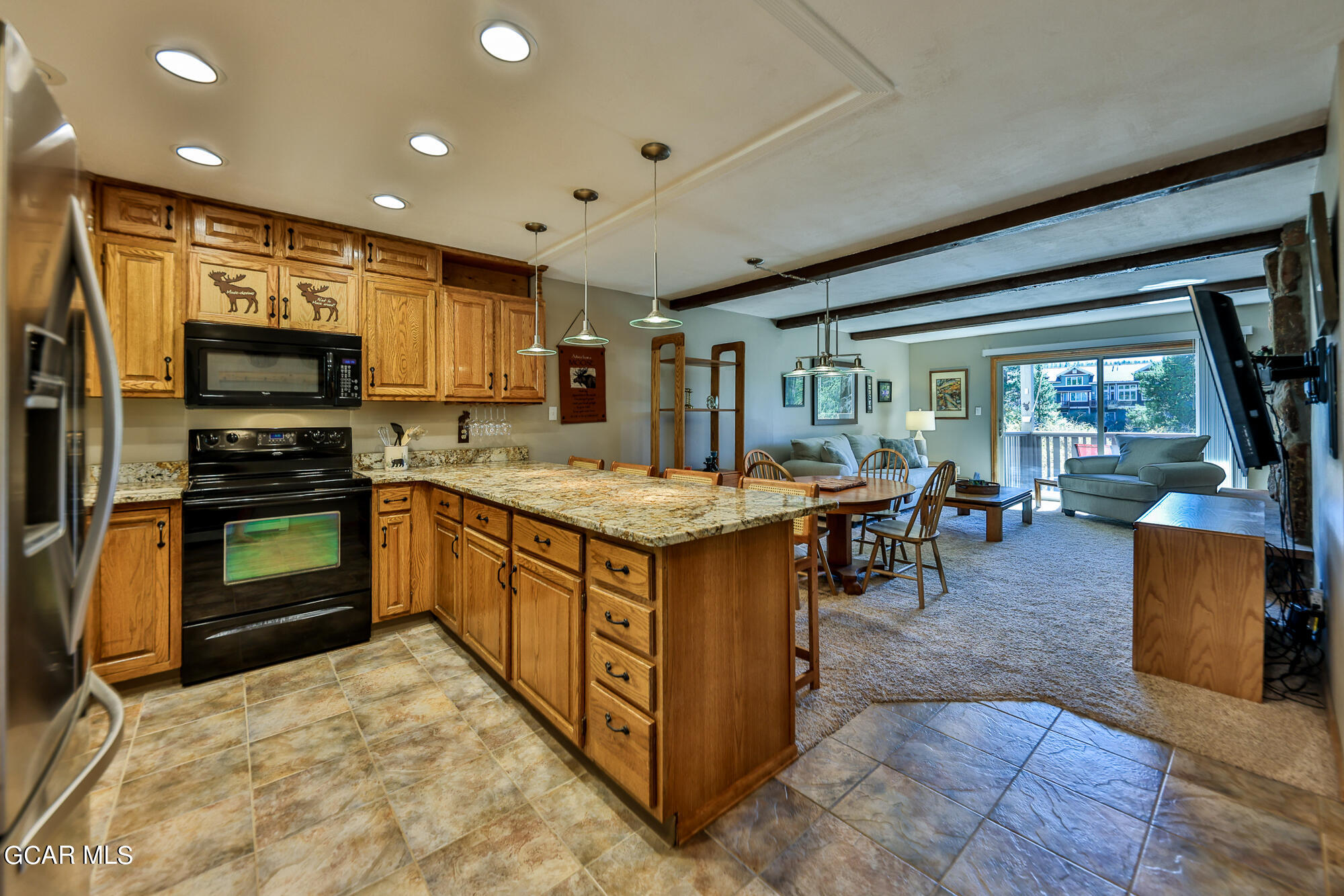 Kitchen to Living Area