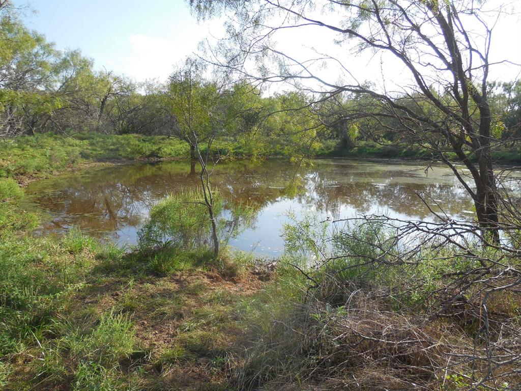 a view of lake with a yard