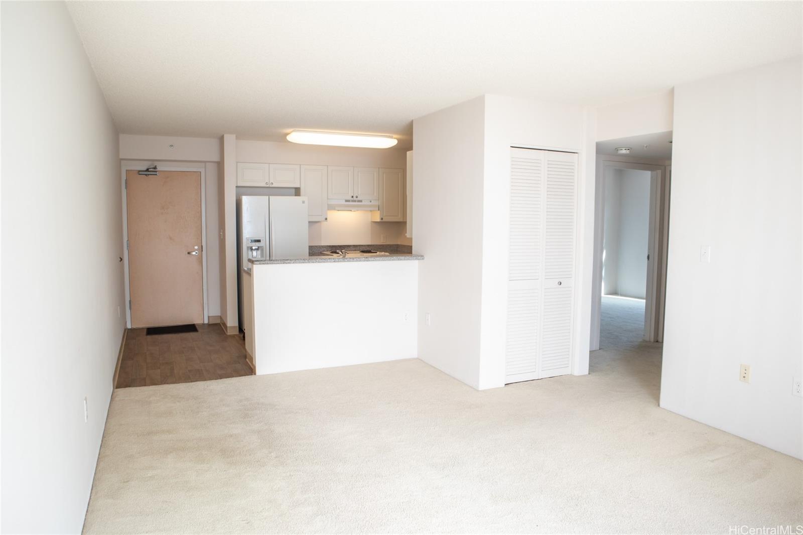 a view of a kitchen with a sink