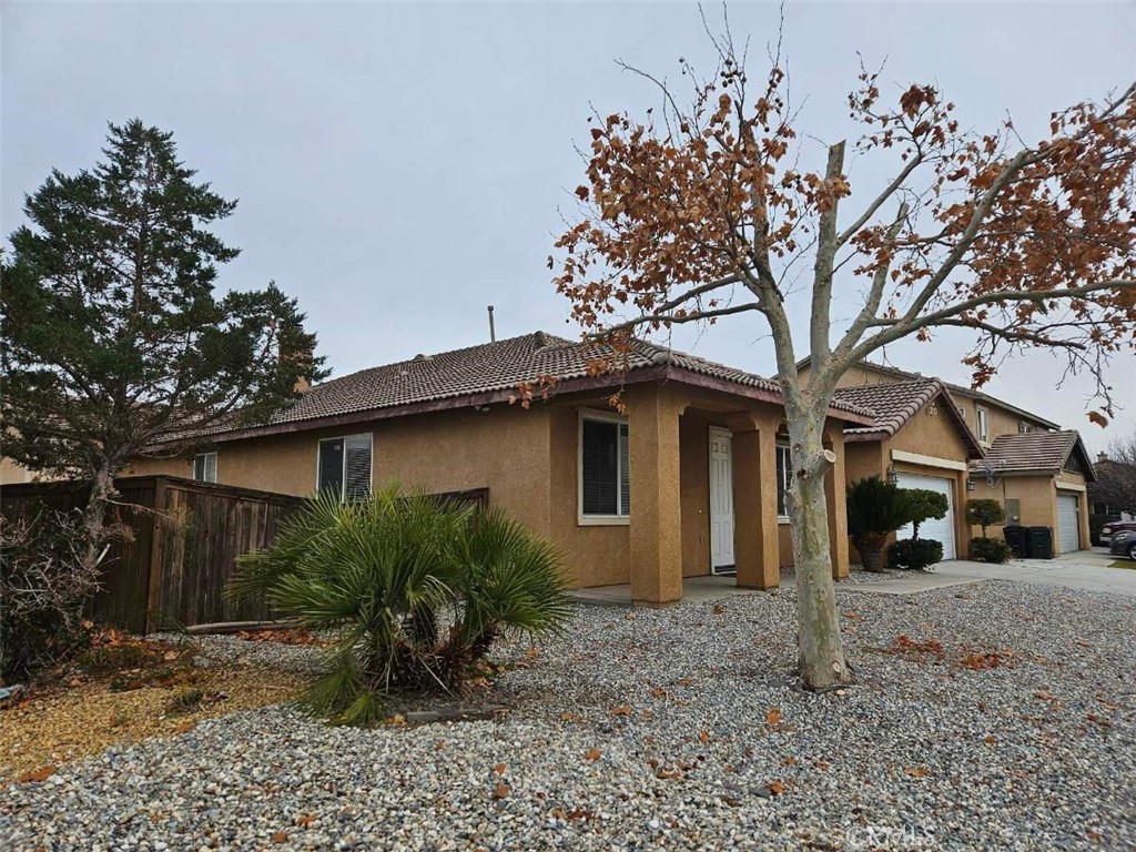 a house that has a tree in front of the house