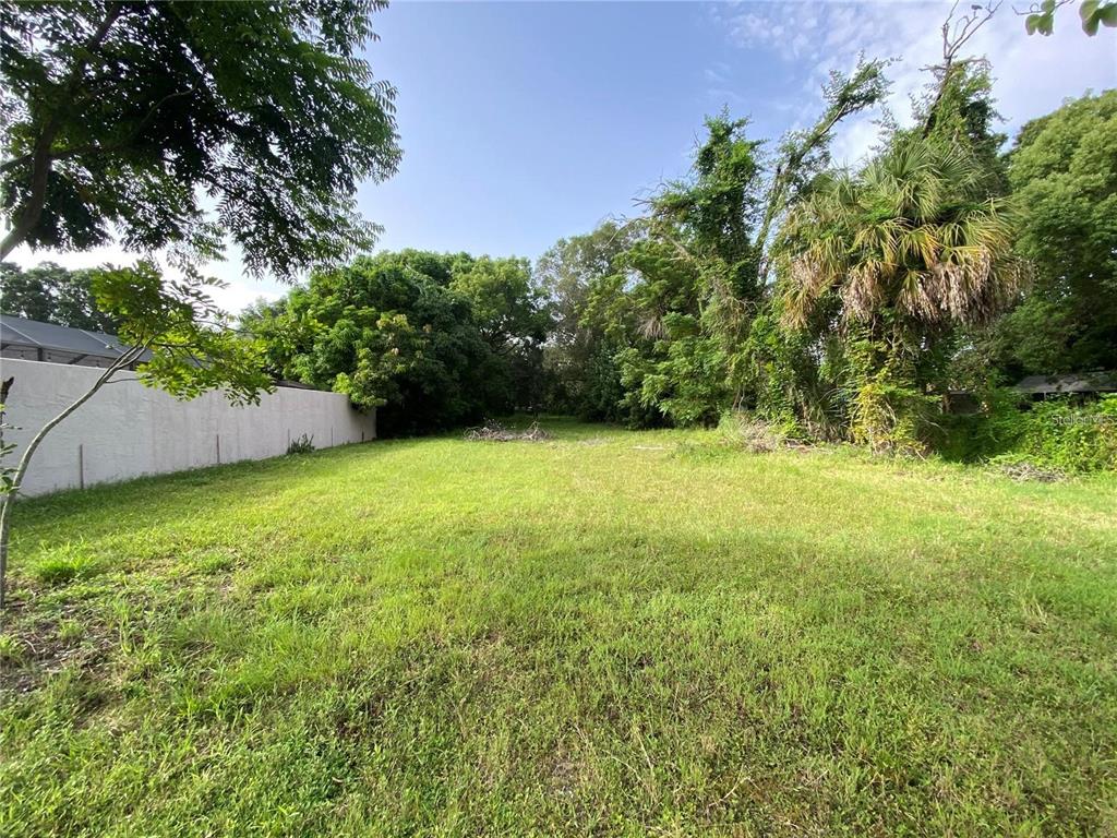 a view of an outdoor space and a yard