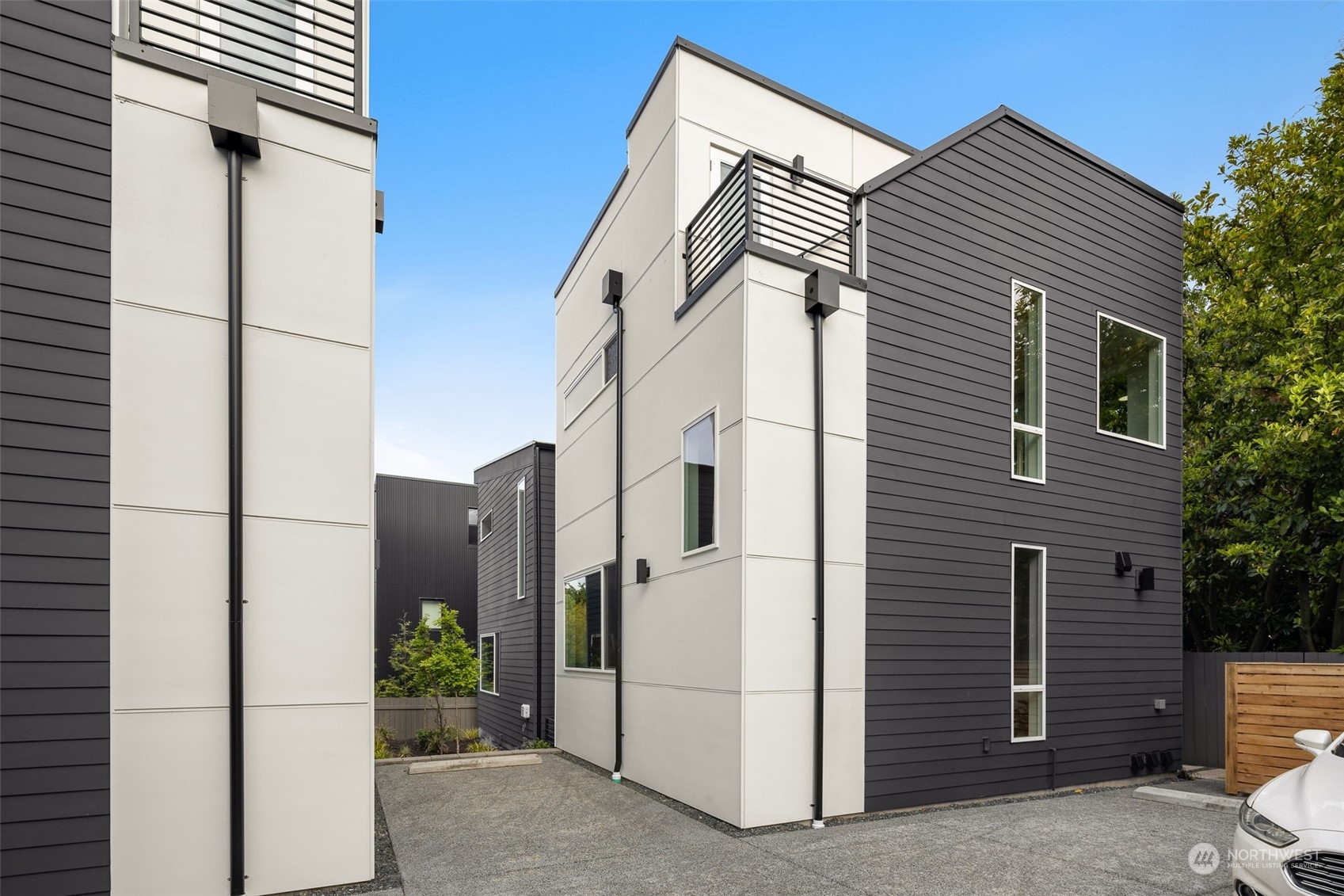 a view of a house with a outdoor space