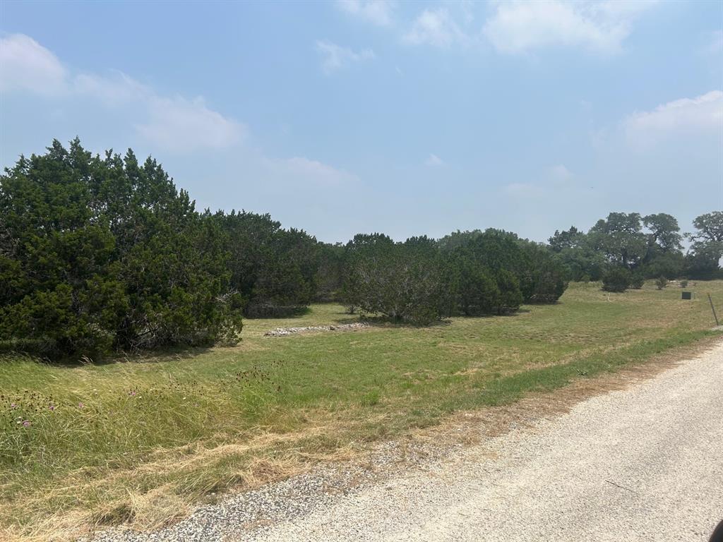 a view of an outdoor space and a yard