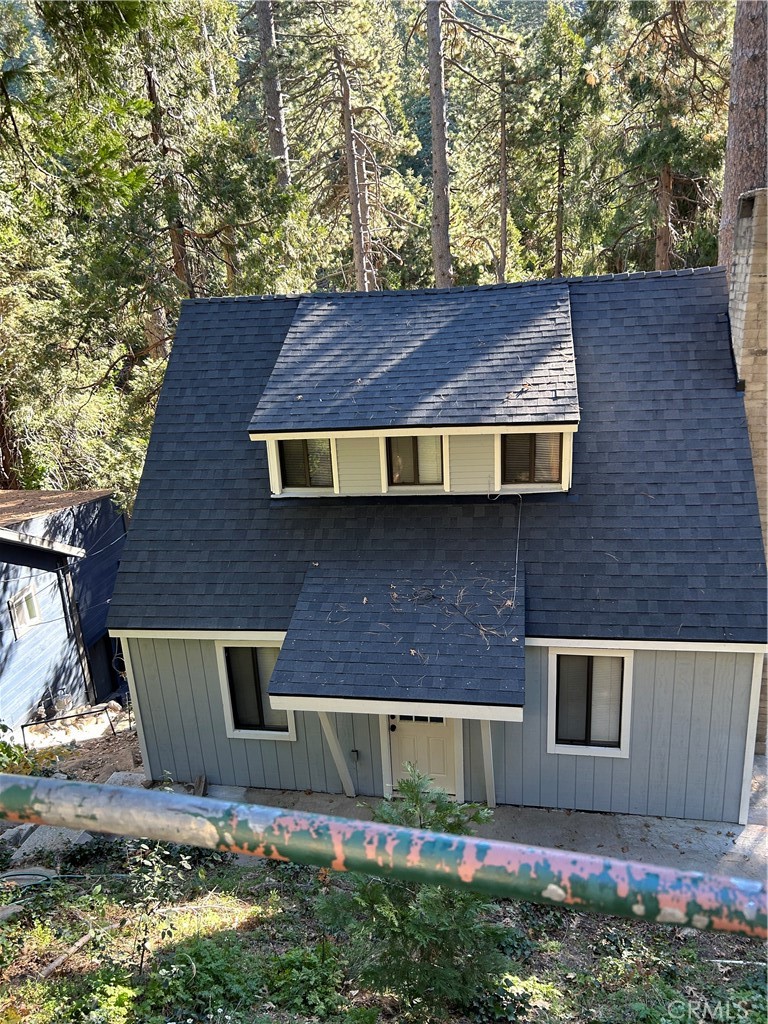 a brick building with a yard