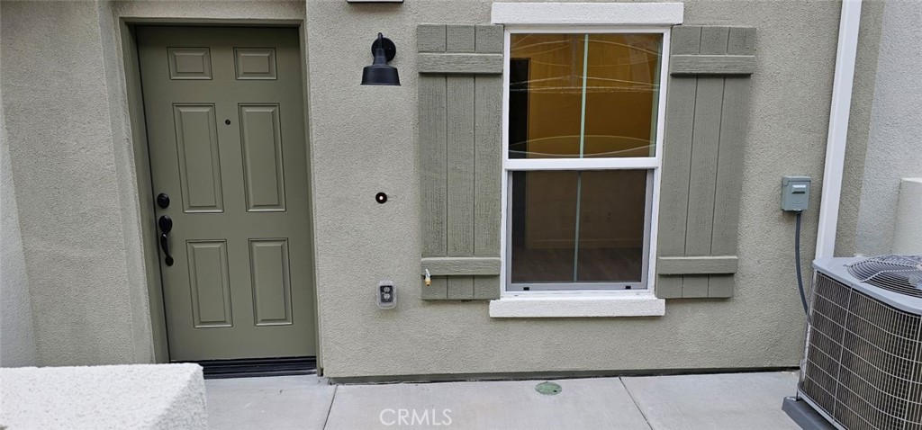 Front Entrance in the front porch.