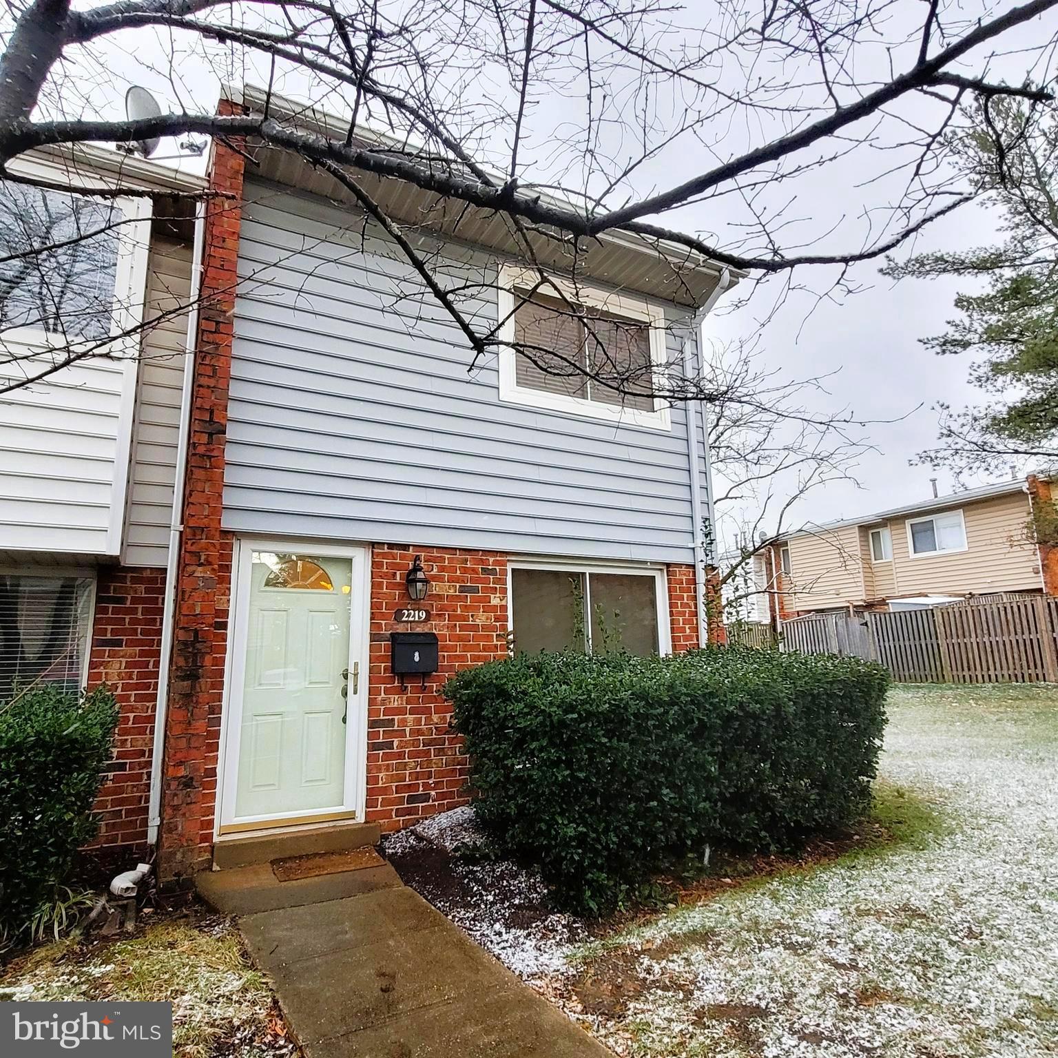 Front of Townhome