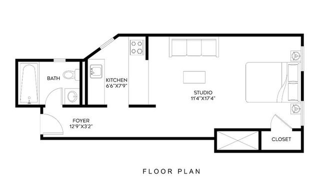 $350,000 | 517 West 48th Street, Unit 2RW | Hell's Kitchen