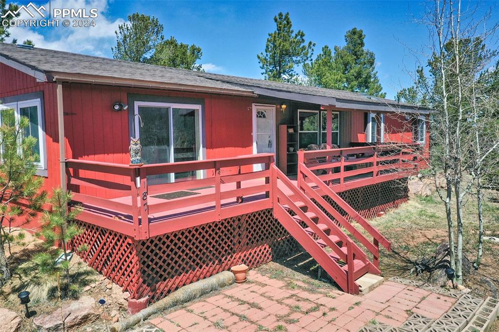 front view of a house with a porch