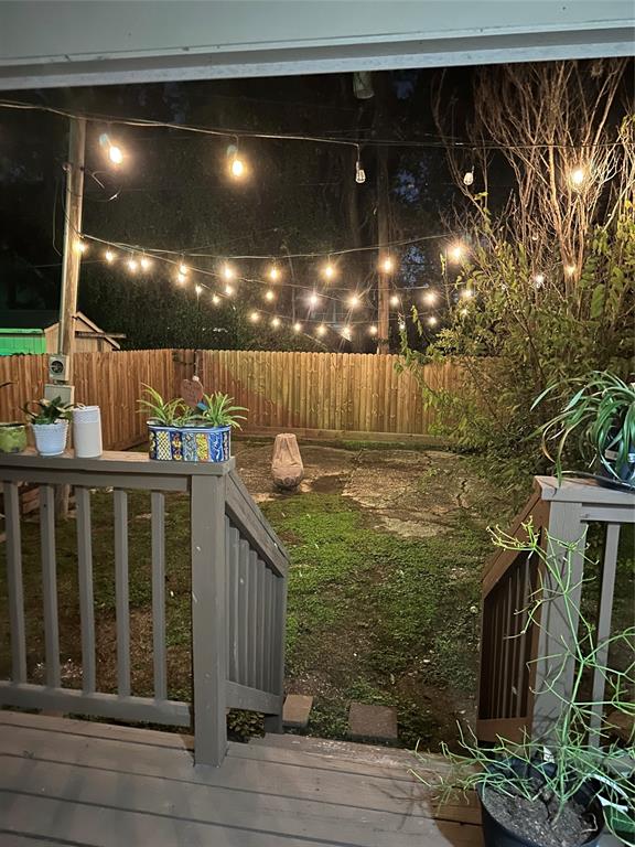 Enjoy Fall in Backyard with Industrial Bistro Lighting.