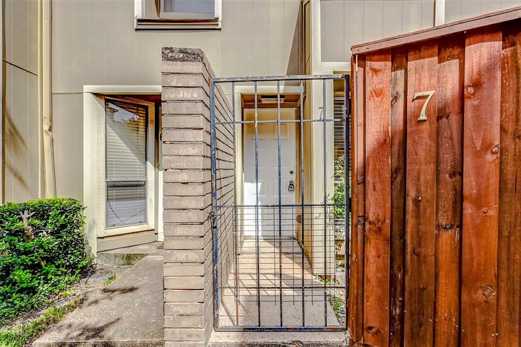 Gated Front Entrance