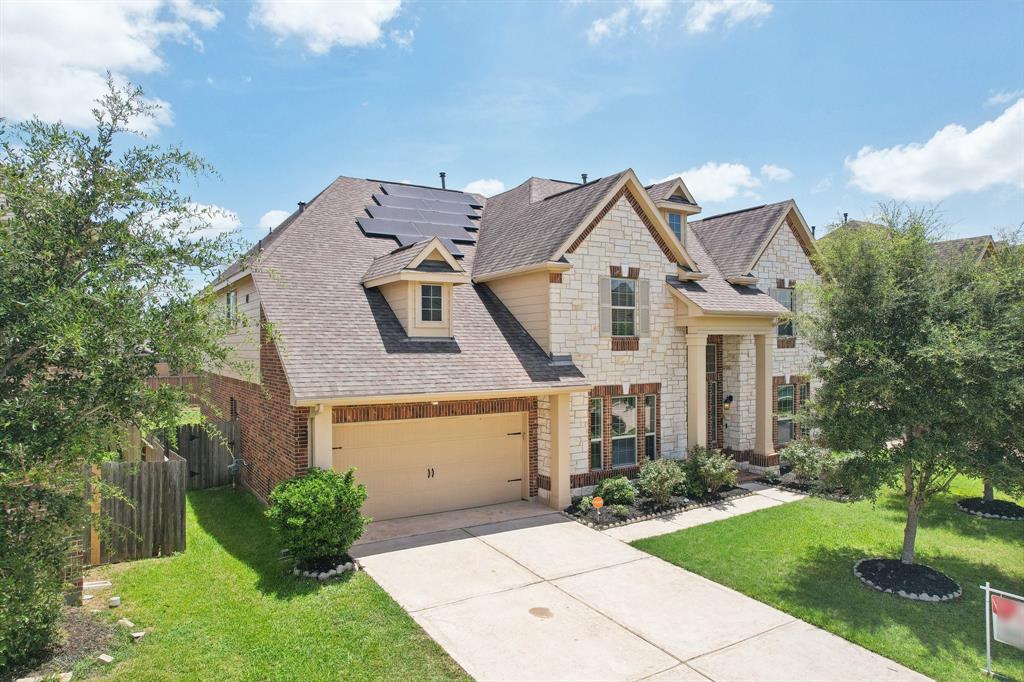 front view of house with a yard