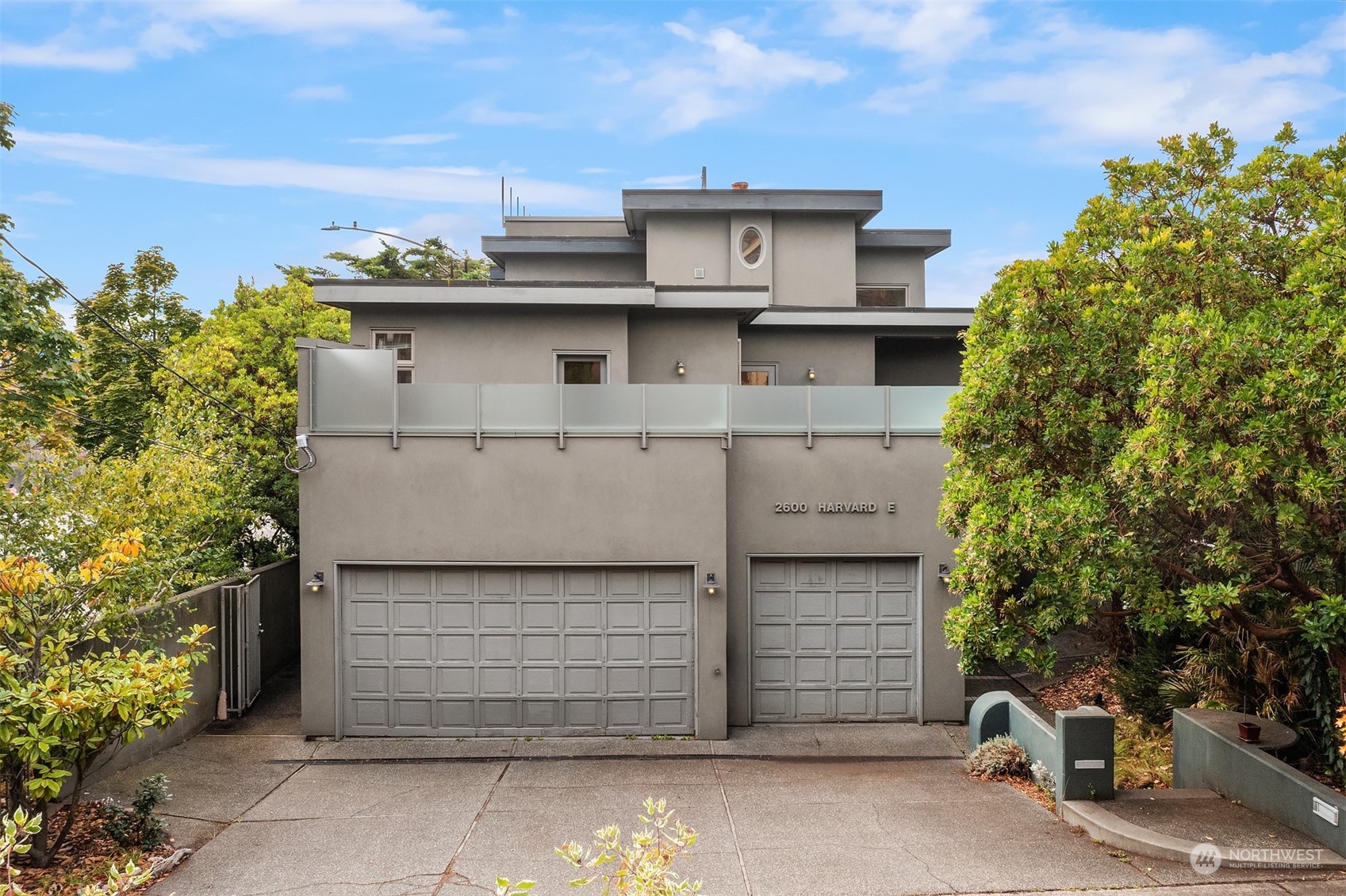 a view of a car garage