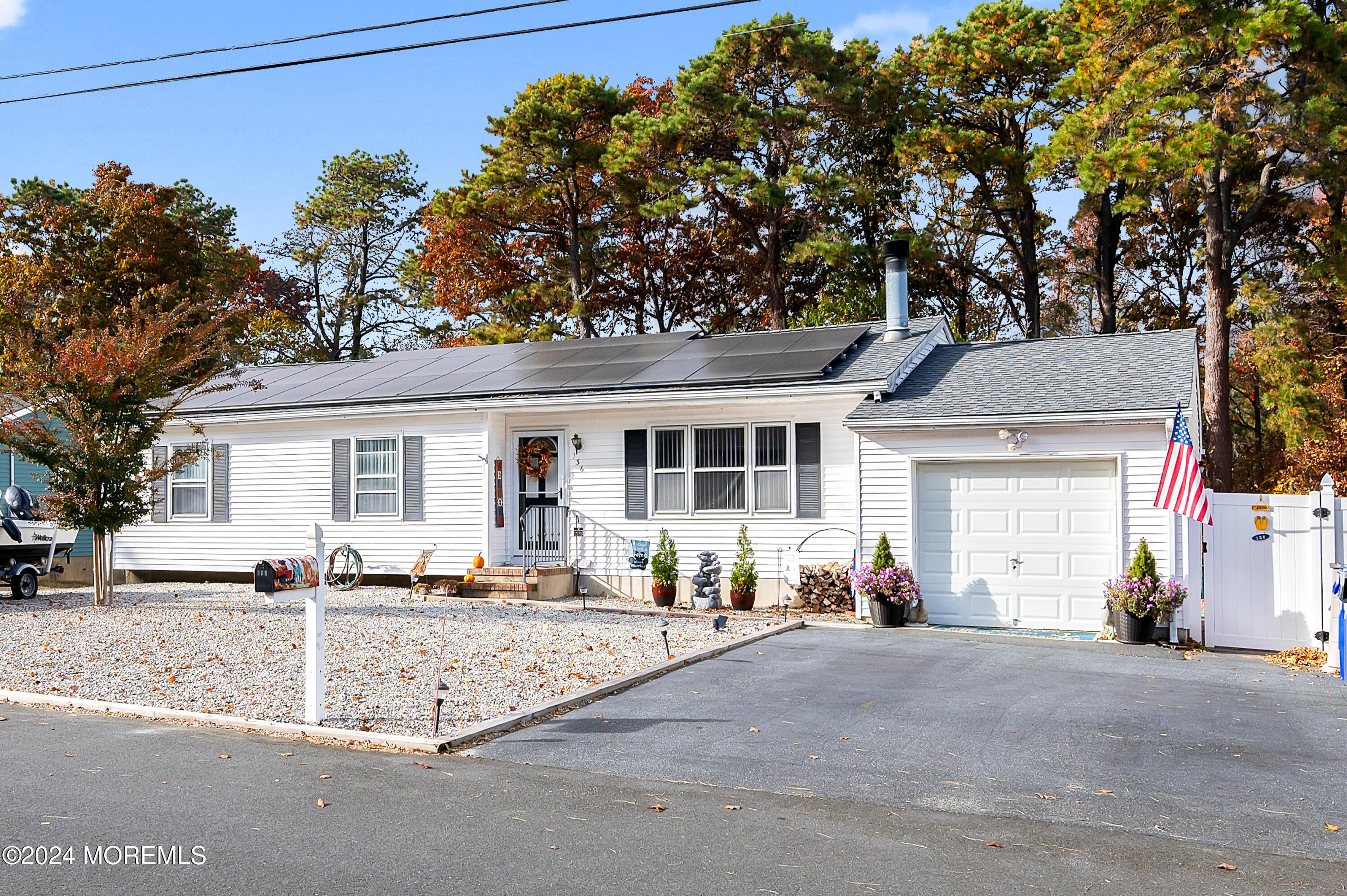 a view of a house with a outdoor space