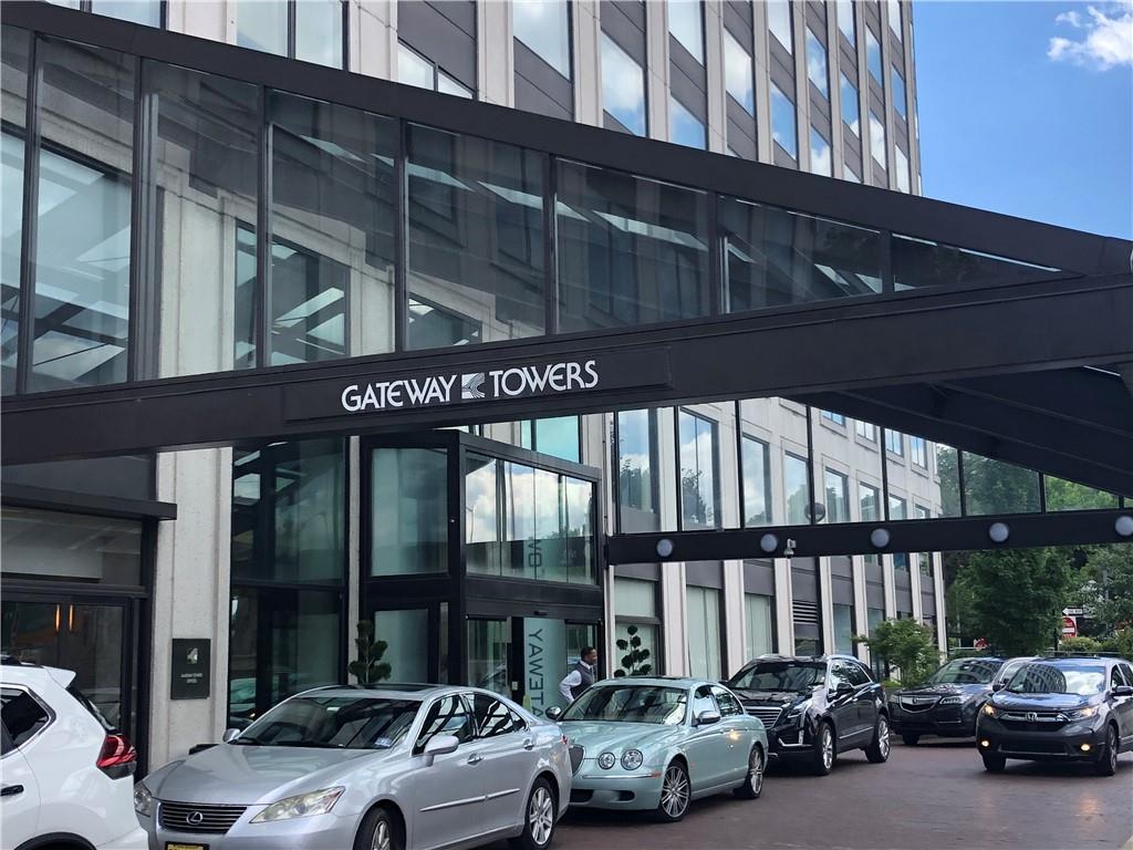 a car parked in front of building