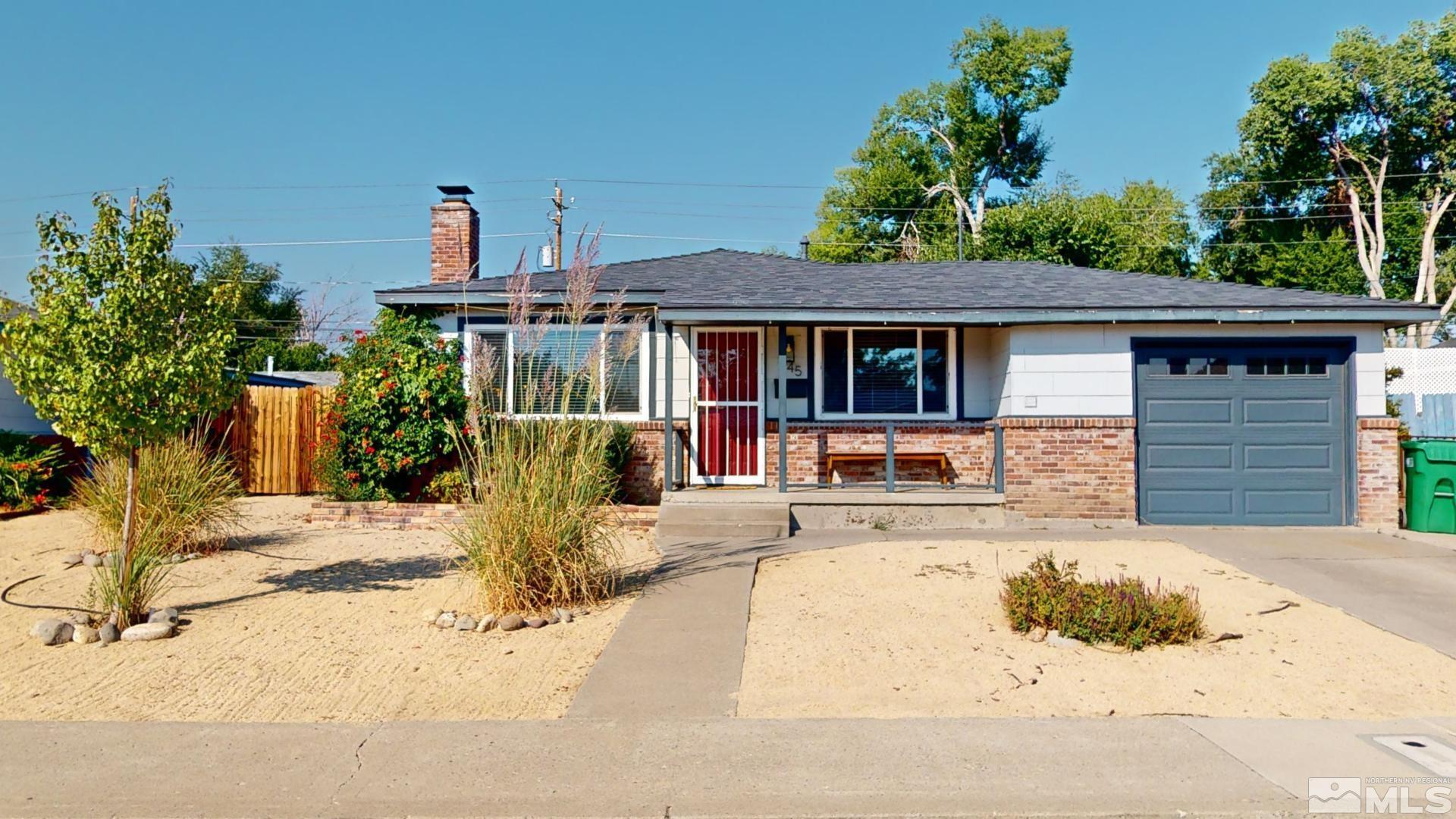 a view of a house with a patio