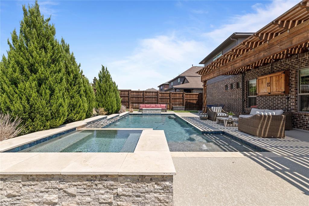 a view of a house with a patio