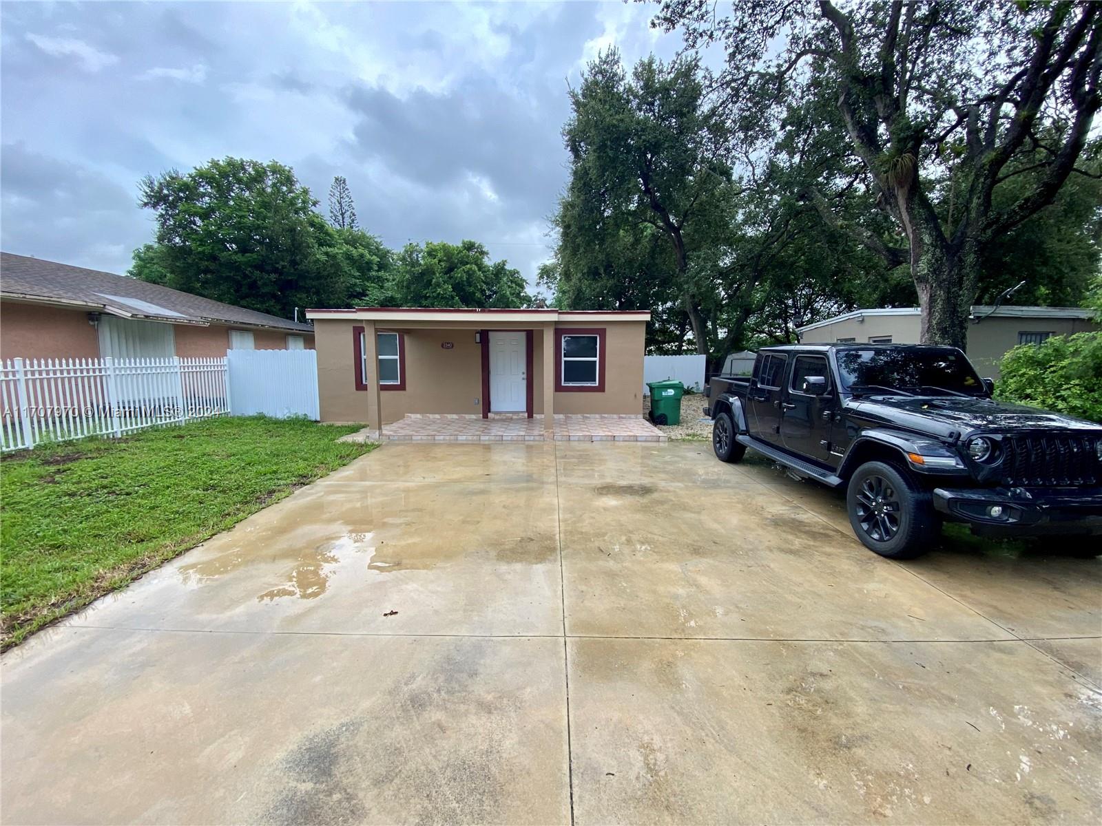 a view of a car parked in front of a house with cars parked