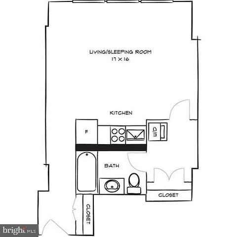 $1,796 | 1815 John F Kennedy Boulevard, Unit 0B929 | Logan Square