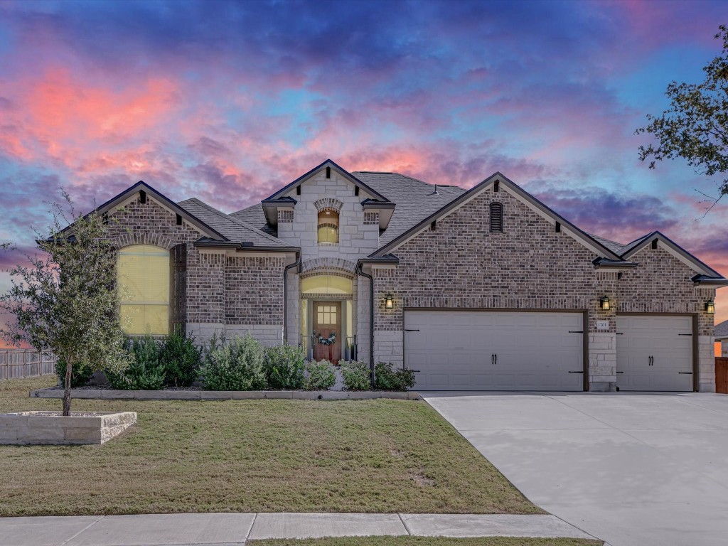 Front of home at Twilight