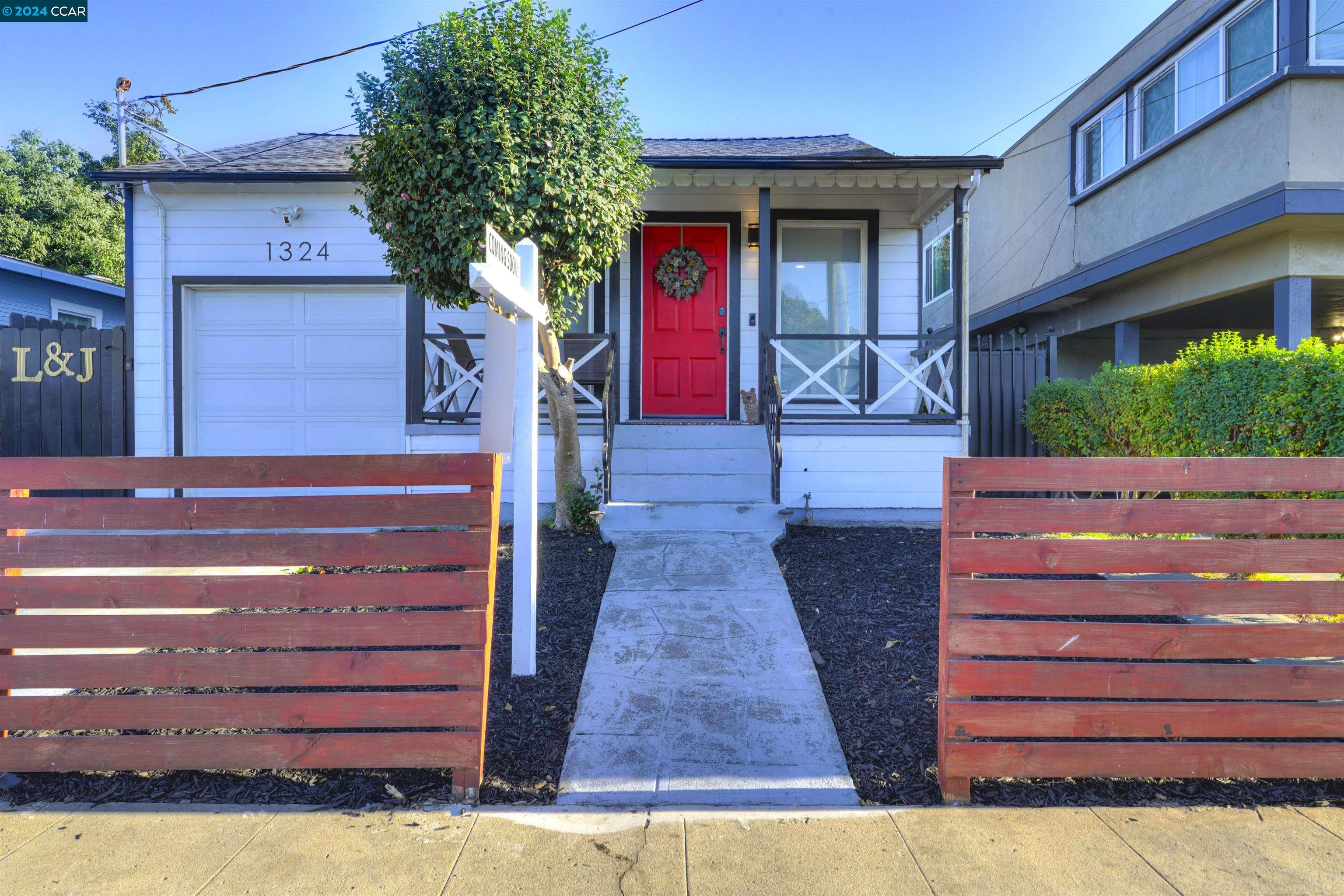 a view of a house with a entrance