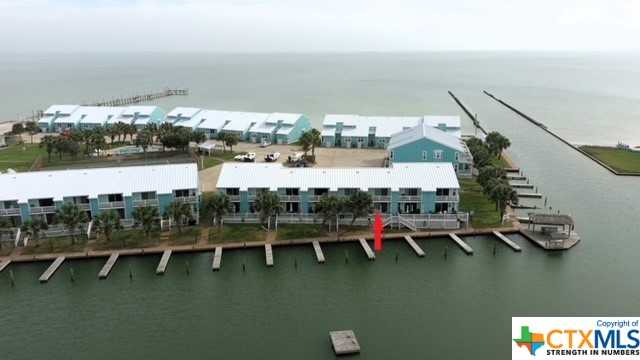 a view of a lake with a ocean view