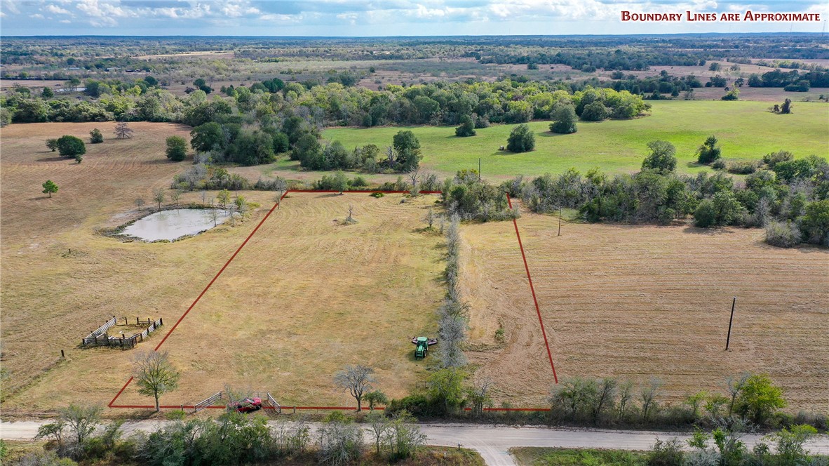 Bird's eye view featuring a rural view